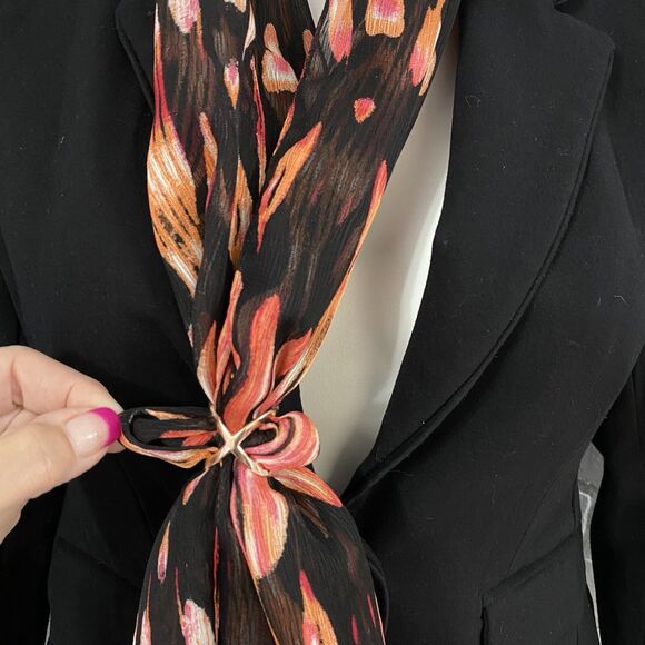 Versona Blazer Womens Size 16 Black Work Office Jacket Basic Minimalist Corpcore - Picture 15 of 16